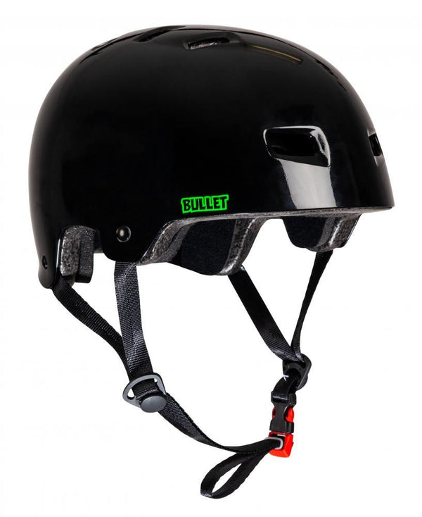 Bullet x Slime Balls Helmet Slime Balls Logo - Black - Skatewarehouse.co.uk