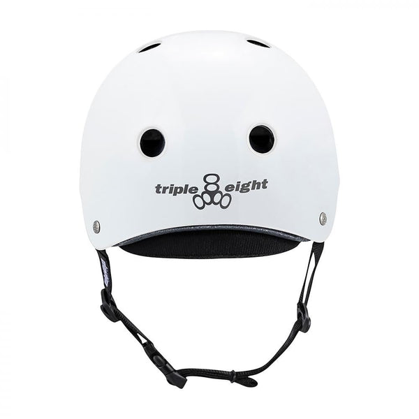 Triple Eight Helmet Deep Cover - White Glossy