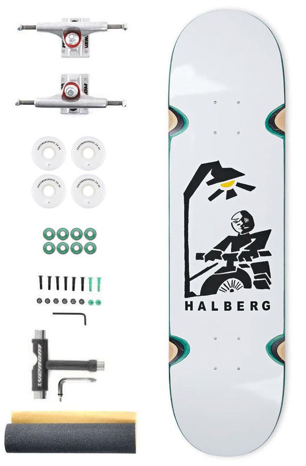 Polar Skate Co. Hjalte Halberg Insomnia Wheel Wells Custom Complete Pro Skateboard Kit - 8.25