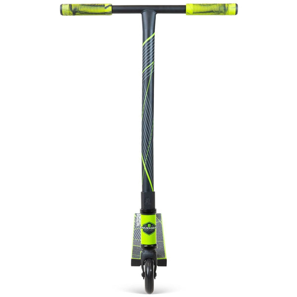 Madd Gear 100mm Hollow Core - Raven - Green Scooter Wheels