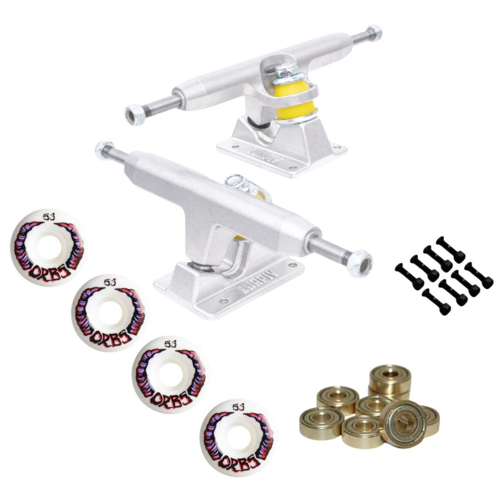Lurpiv Undercarriage Kit Orbs - 145 (8.25-8.5) Skateboard Trucks - 145 (5.25") (Pair)