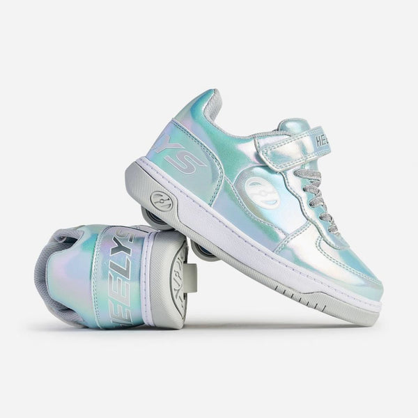 Heelys X2 Rezerve Low X2 - Silver / Grey / White - Skatewarehouse.co.uk