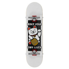 Enuff Lucky Cat White Complete Skateboard - 8.0"