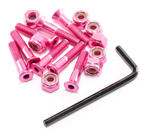 Venom Premium Hardware - Anodised - Pink - Skatewarehouse.co.uk