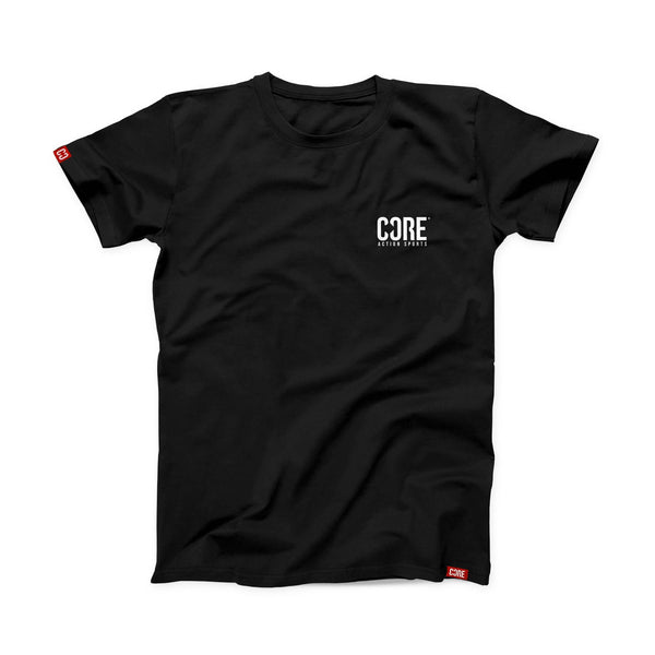 CORE Hex Wheel, Pro T-Shirt - Black - Skatewarehouse.co.uk