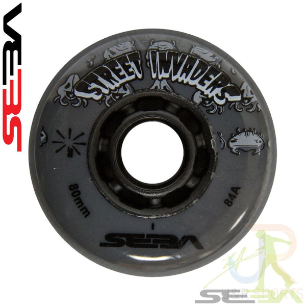 Seba Street Invaders Grey Wheel 72Mm (Set of 4 Wheels) - Skatewarehouse.co.uk