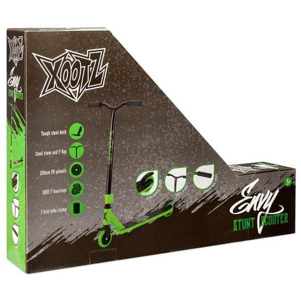 Xootz Y Bar Stunt Scooter - Green