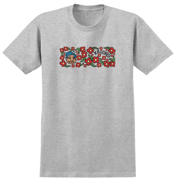 Krooked T-Shirt Sweatpants Redux - Heather Grey - Skatewarehouse.co.uk