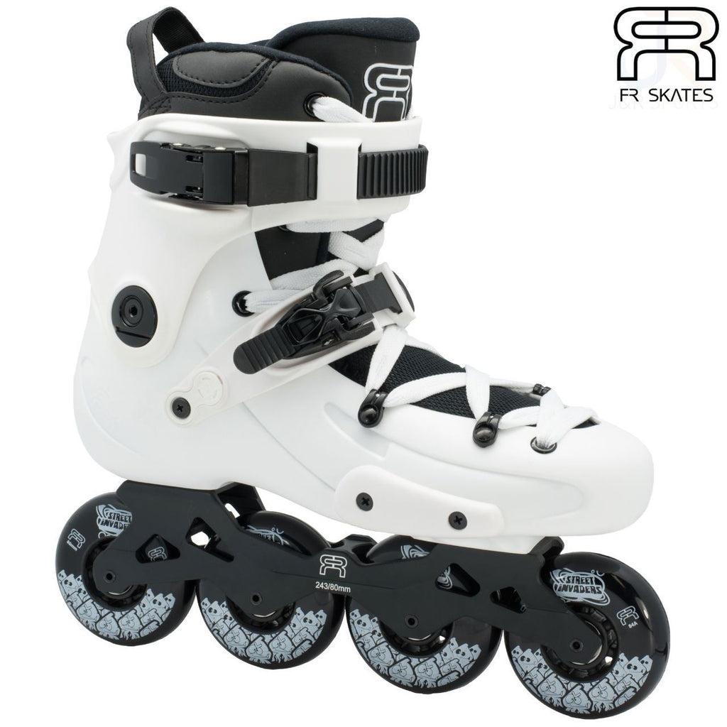 Fr Skates Fr1 80 White Inline Skates - Skatewarehouse.co.uk