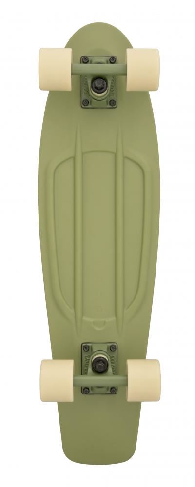 D Street Cruiser Army Green Complete Cruiser Skateboard - 6.9" x 27.0"