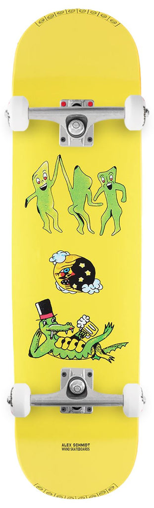 WKND 'Croc O'Clock' Alex Shmidt (SN) Yellow x Venom Custom Complete Skateboard - 8.25" - Skatewarehouse.co.uk
