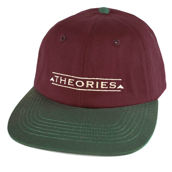 Theories Palmer Snapback Hat Burgundy/Forest