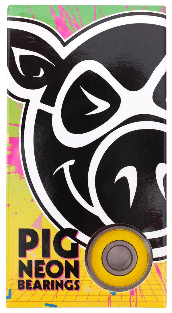 Pig Neon Skateboard Bearings - Skatewarehouse.co.uk