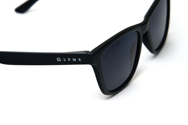 Luma Harlyn Recycled Sunglasses - Black/Black - Skatewarehouse.co.uk
