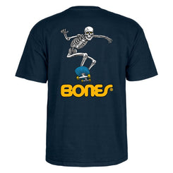 Powell-Peralta™ Skateboard Skeleton '2' Tee Navy - Skatewarehouse.co.uk