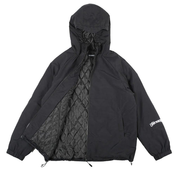 Theories Of Atlantis Secretum Hooded Jacket Black - Skatewarehouse.co.uk