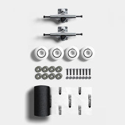 Sushi Truck Undercarriage Set 5.25 Silver - Abec 3 - 53mm Complete Skateboard
