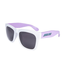 Santa Cruz Womens Sunglasses Strip II Sunglasses - White/Orchid