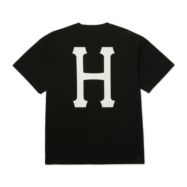 HUF Classic H SS Tee (Black / White)