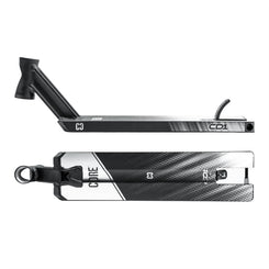 CORE CD1 Stunt Scooter Deck 4.5 x 19 - Black / Chrome - Black/Chrome
