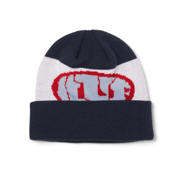 Warped Cuff Beanie (Navy) - O/S