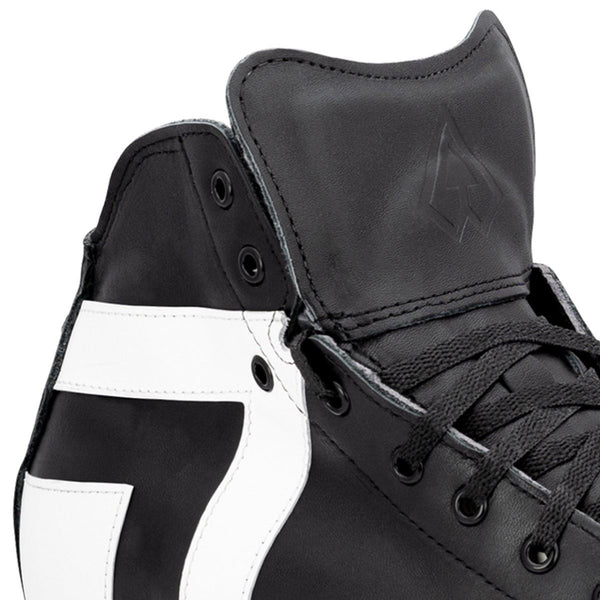 Antik AR2 Derby Quad Skates - Black with White Accents Fit
