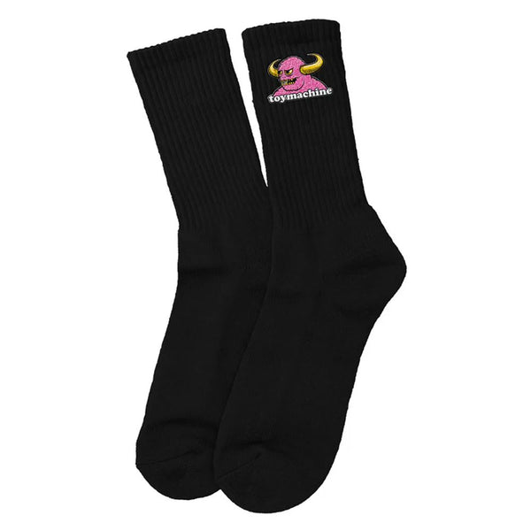 Toy Machine Brain Monster Sock Black