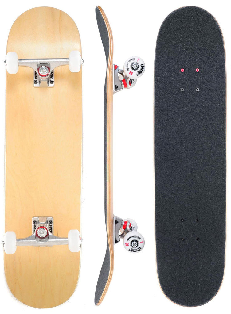 Venom Core Custom Complete Skateboard  - Natural/Raw - 7.5"