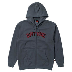Spitfire Zip Hood Spitball - Charcoal - Skatewarehouse.co.uk