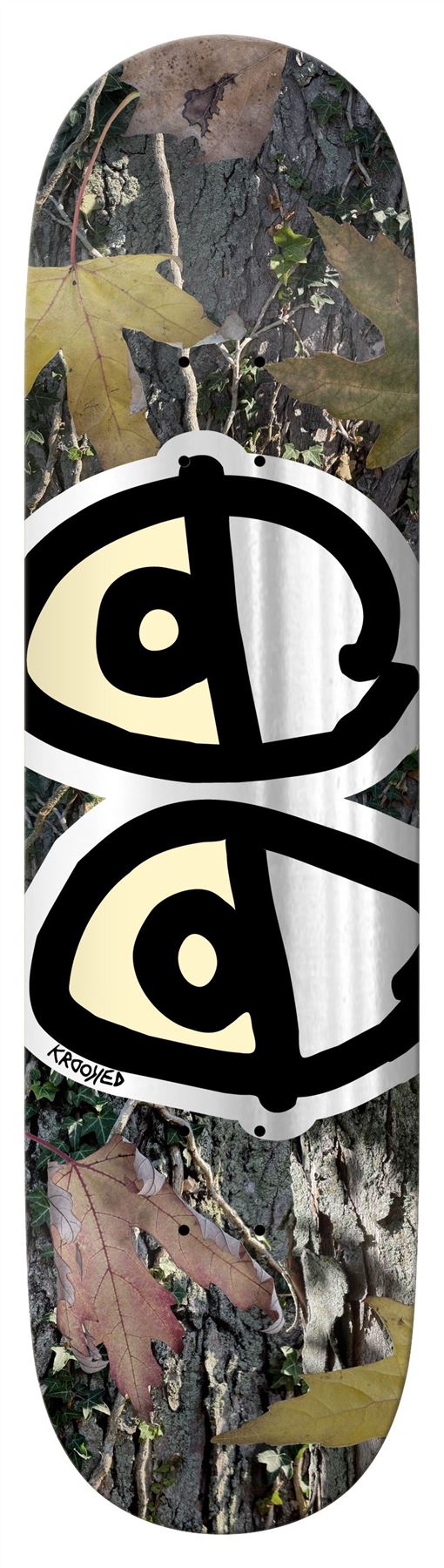Team Eyes Camo Skateboard Deck - 8.5