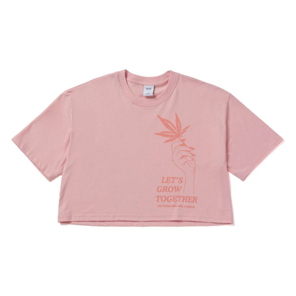 HUF Growth S / S Crop Tee (Blush) - XS