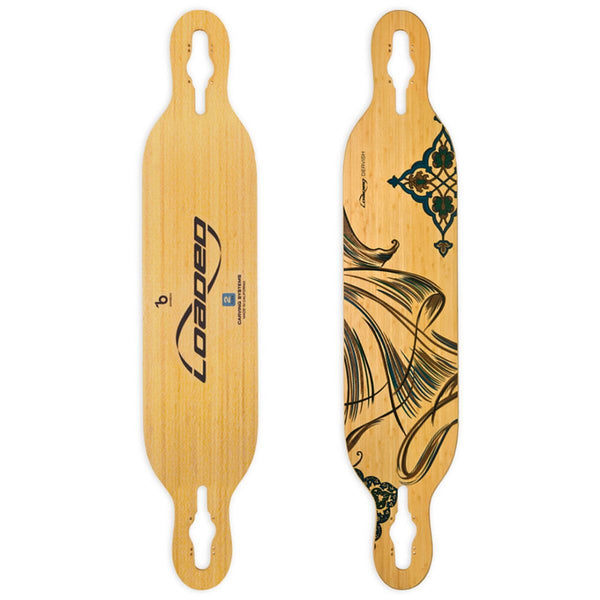 Loaded Boards Dervish 1 - Drift & Downhill - Durian Yellow Longboard Complete