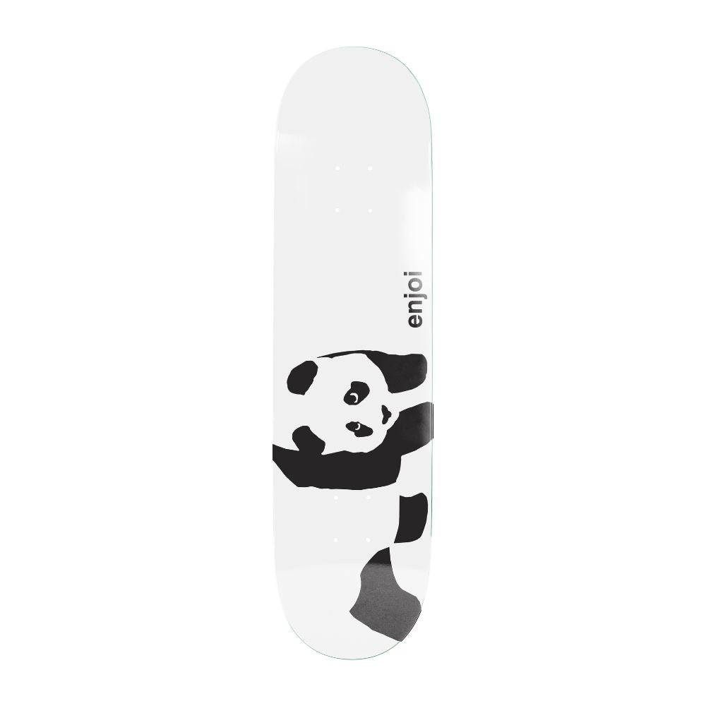Enjoi Whitey Panda R7 White Skateboard Deck - 8.0"