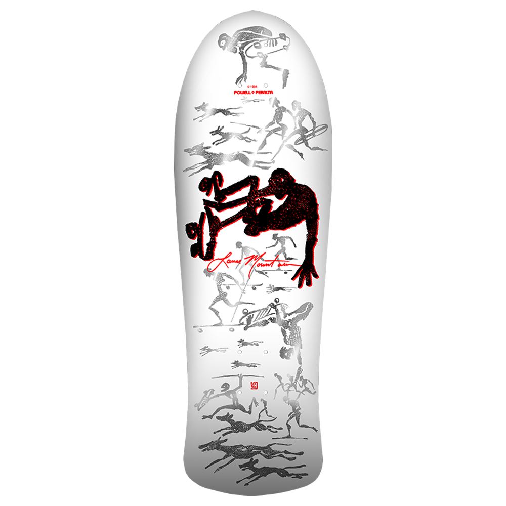 Powell Peralta Bones Brigade • Lance Mountain • Series 17 • • White Skateboard Deck - 9.94"