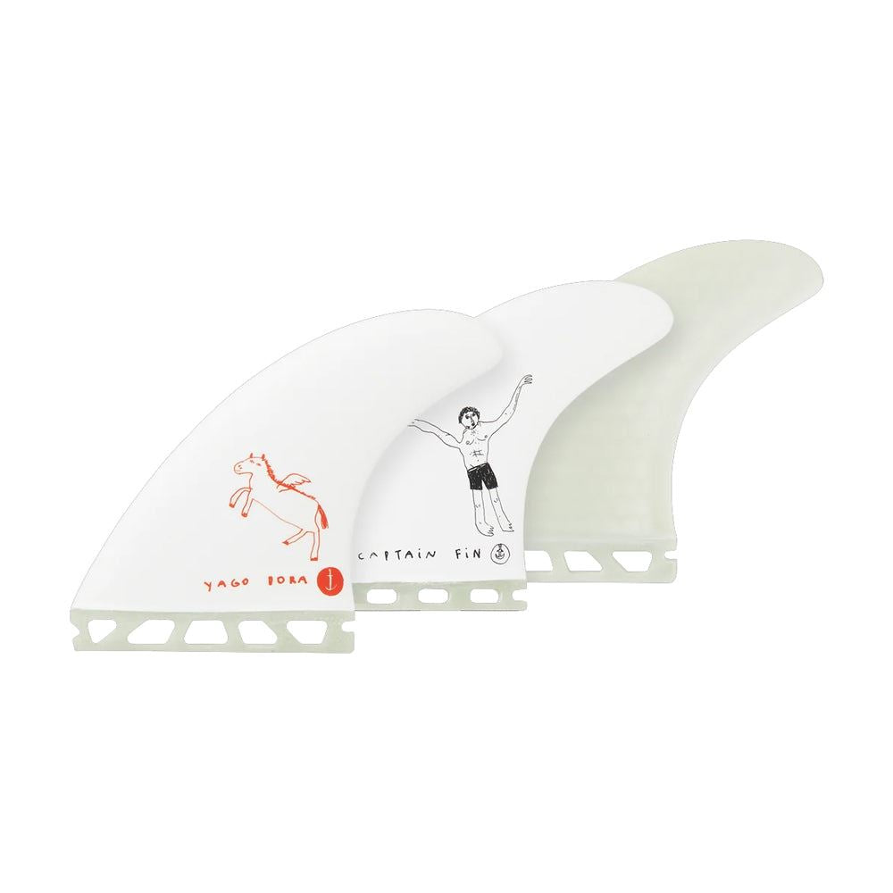 Captain Fin Co - Yago Dora Tri - MD / LG - White (Futures) - L