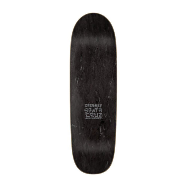 Santa Cruz Shaped Dressen Skull Rose Pro Skateboard Deck - 9.25