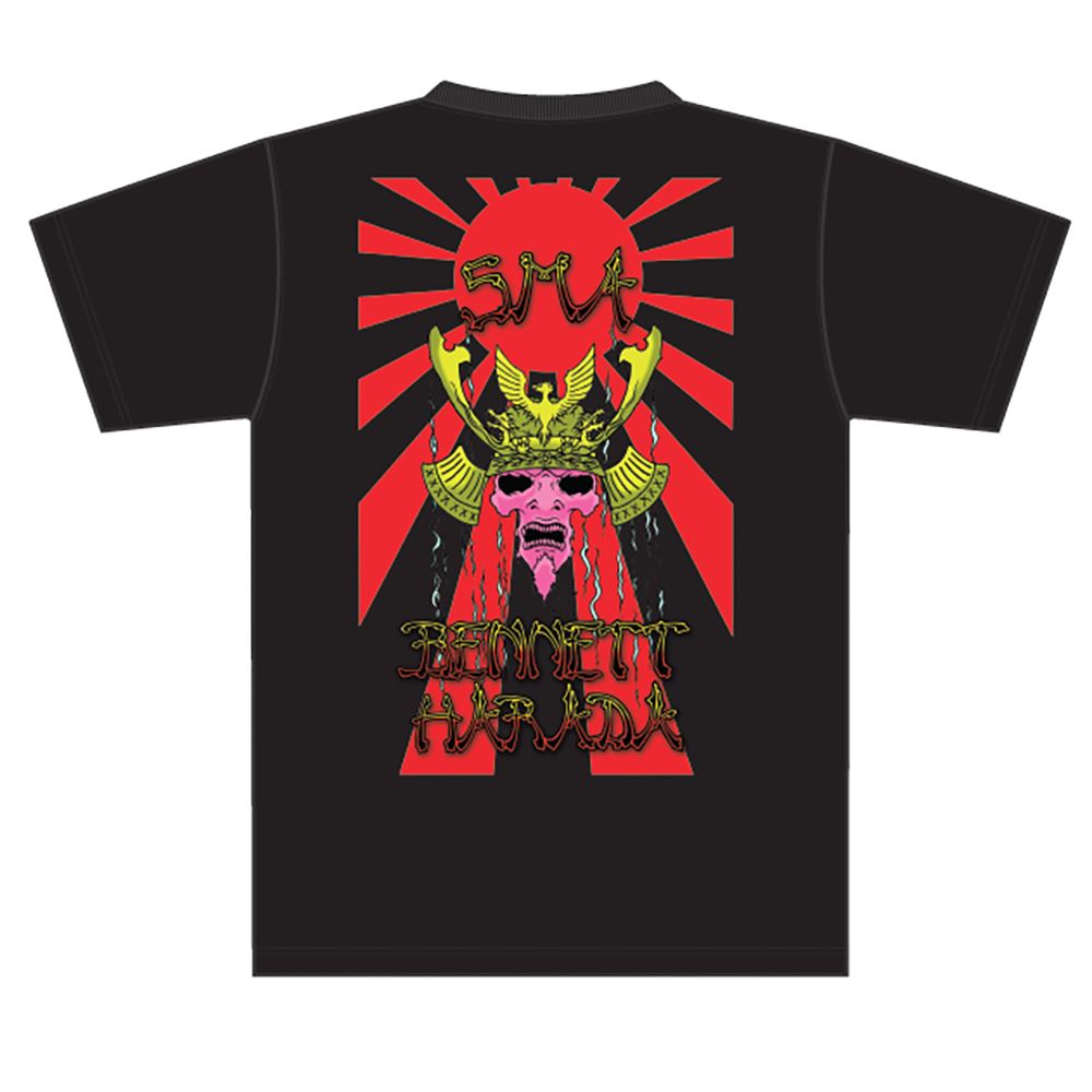 A Bennett Harada Samurai Tee Black - Skatewarehouse.co.uk