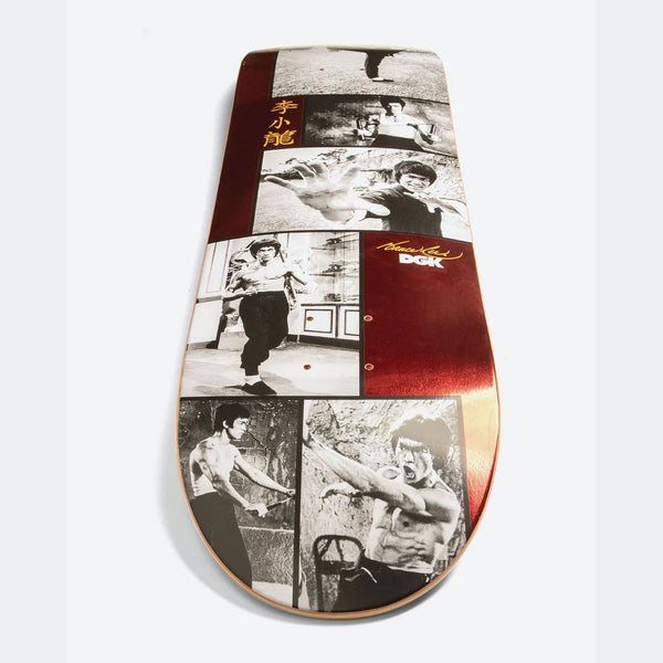 DGK x Bruce Lee 'Legend' Red Foil Skateboard Deck - 8.5