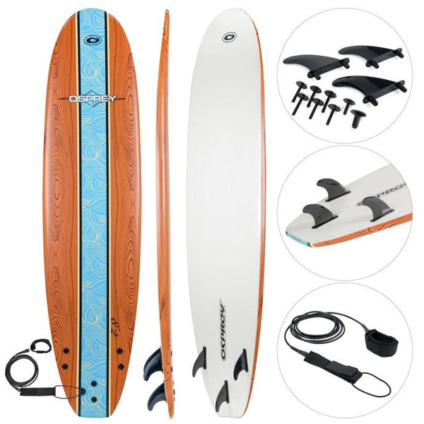 Osprey Foamie Wood Surfboard - 8'2