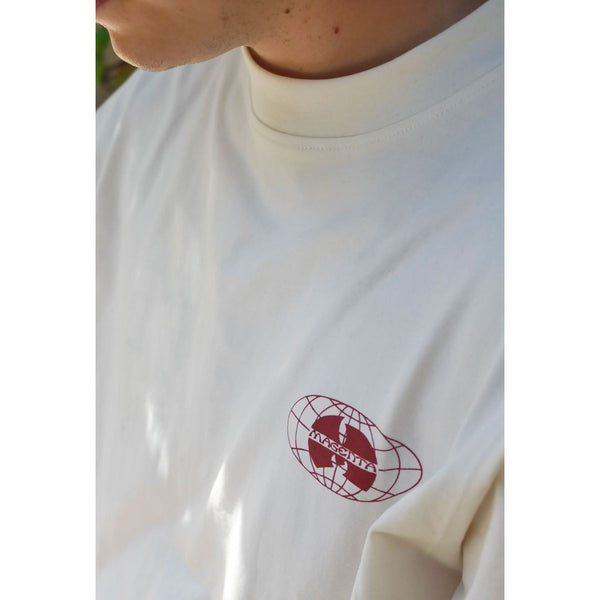 Magenta Shaolin Tee White