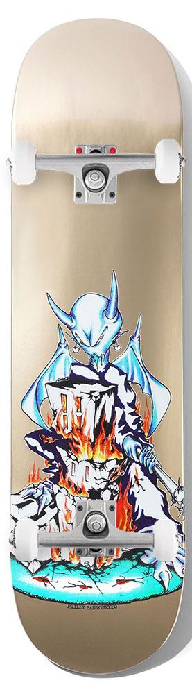Cash Only Philly Santosuosso 'Gargoyle' x Venom Custom Complete Skateboard - 8.5" - Skatewarehouse.co.uk