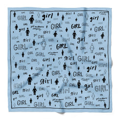 Girl Schoolyard Bandana Blue - Skatewarehouse.co.uk