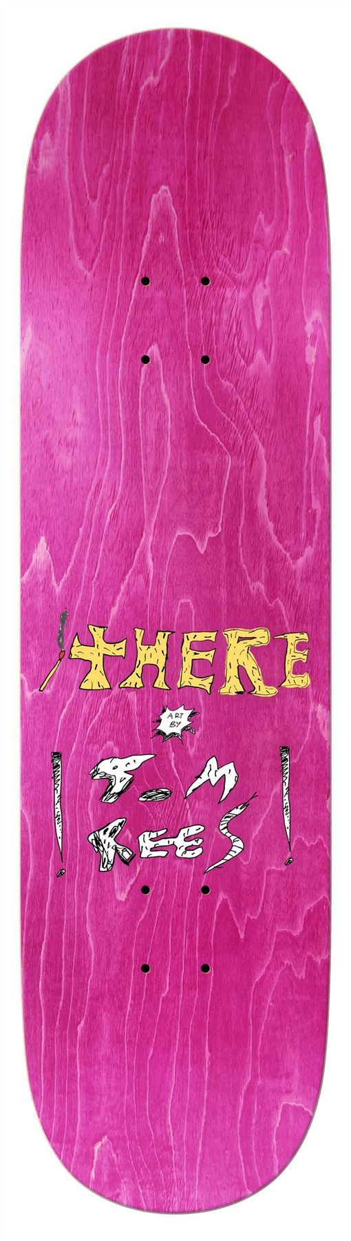 There Team Detritus - Beige Skateboard Deck - 8.12