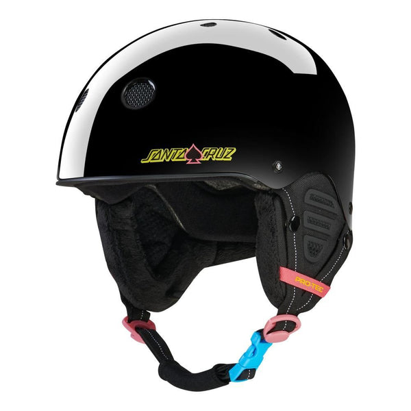Pro-Tec Helmet X Santa Cruz Low Pro-Snow - Black Gloss