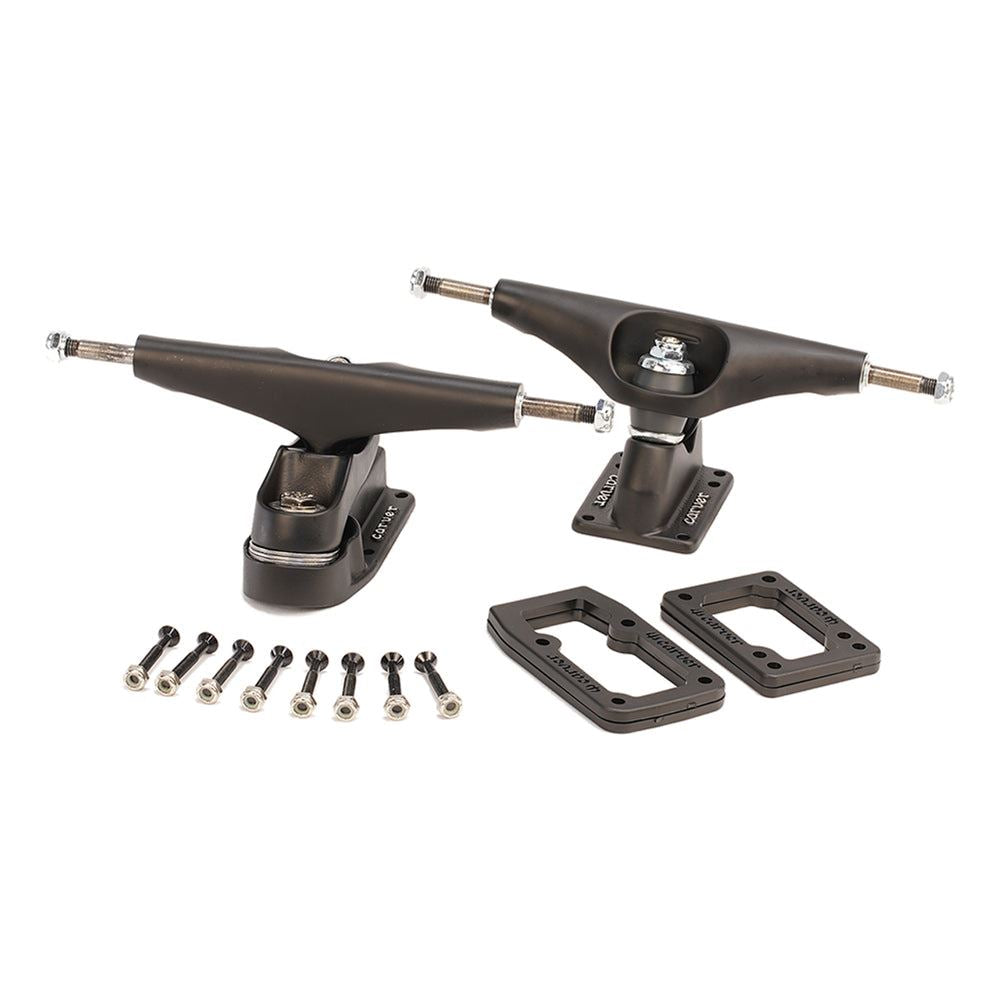Carver Skateboards 6.5" C7 Truck Set - Coal Satin