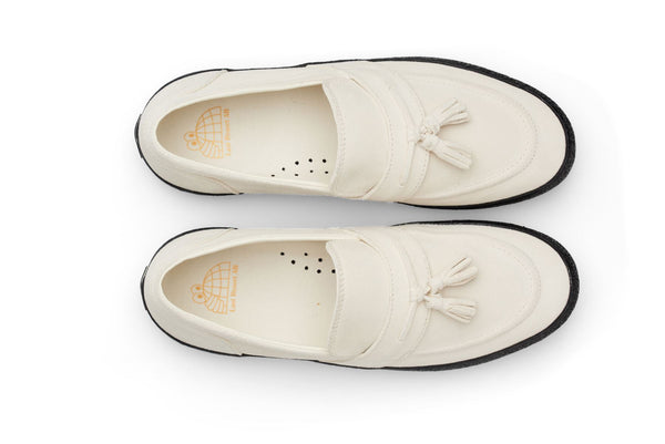 VM005 Loafer (White / Black) Shoes - UK 9