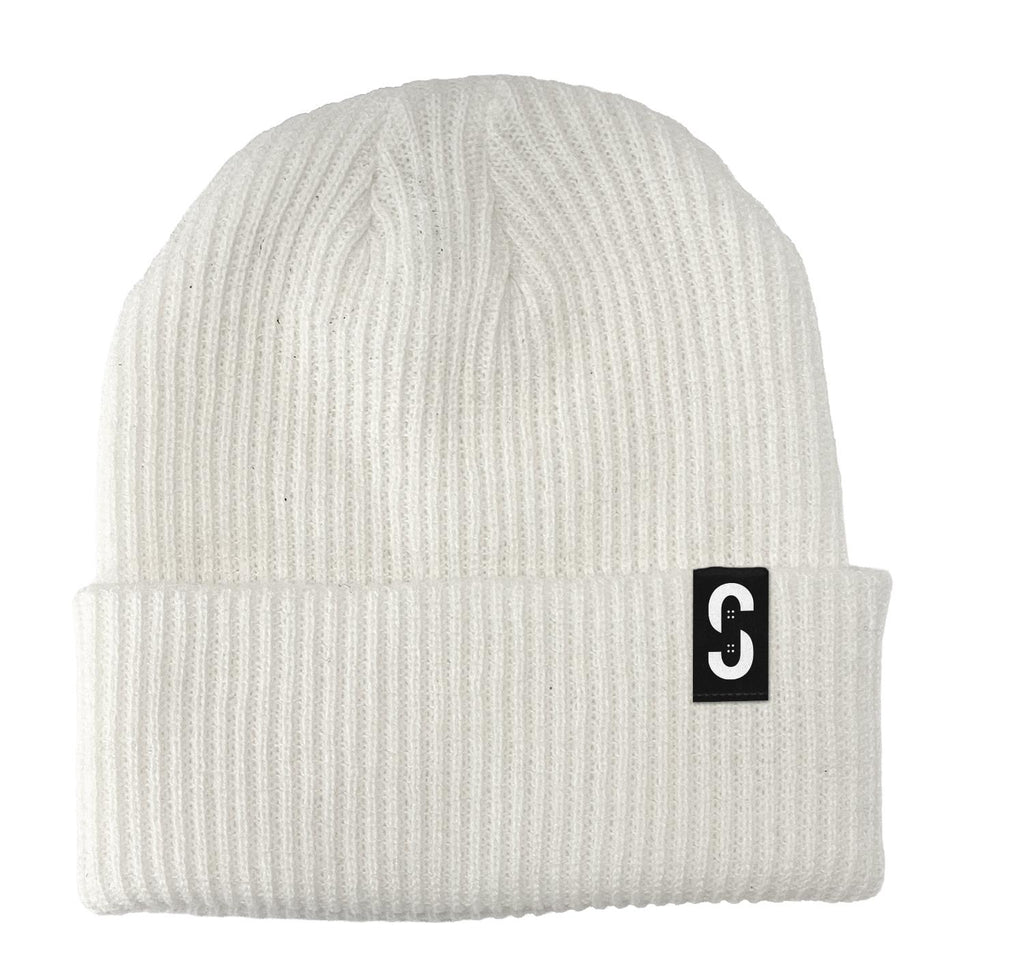 Skatewarehouse Beanie - White - One Size