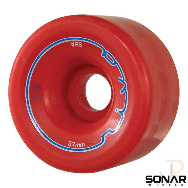 Sonar (4) - Riva - Red - / 96a Skateboard Wheels - 57mm