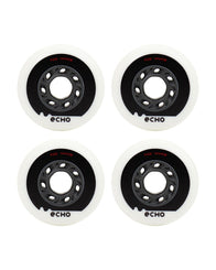Echo Drift Wheels 80mm Pack of 4 - White / Grey - Skatewarehouse.co.uk