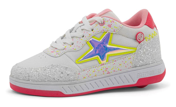 Breezy Rollers Star - Pink / Yellow - Skatewarehouse.co.uk
